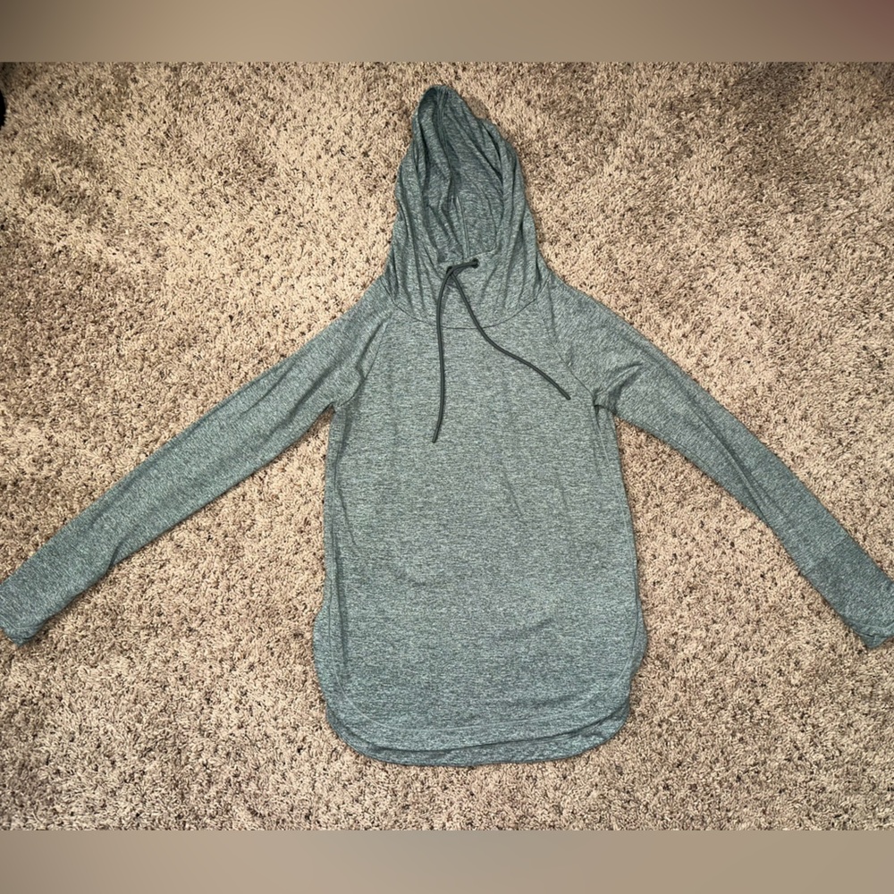Athleta Womens Size XS Gray Uptempo Long Sleeve Hoodie Sweatshirt